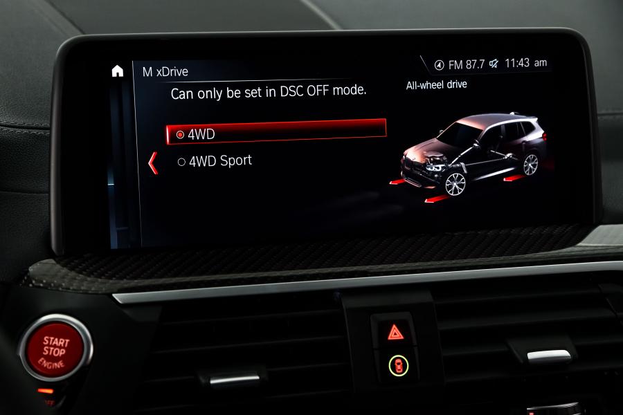 Детали интерьера BMW X4 M Competition (F98) 2019 года  (NA) (фото 173 из 175)
